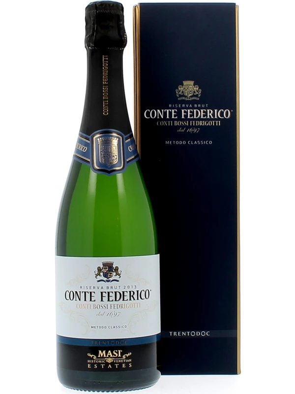 Conte Federico Riserva Brut, Trento DOC, gift box