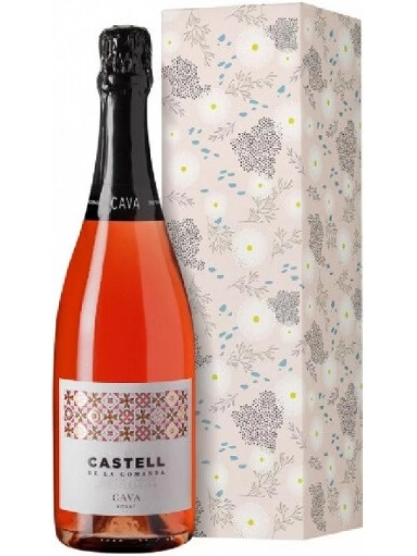 Castell de la Comanda Cava Rosat DO, gift box