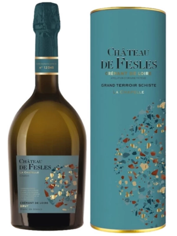 Chateau de Fesles, Cremant de Loire La Chapelle AOC Brut, in tube