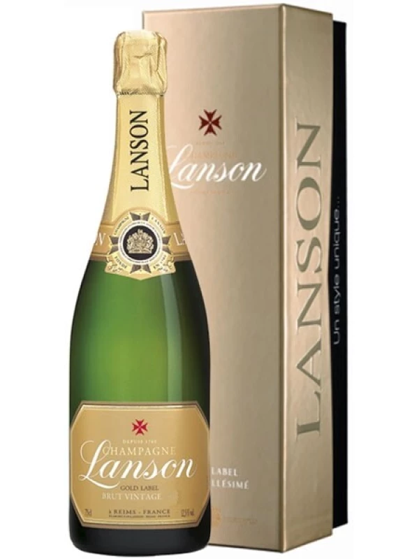 Lanson, Gold Label Brut Vintage, gift box