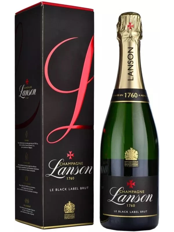 Lanson Black Label Brut, gift box