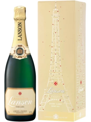 Lanson Ivory Label Demi-Sec, gift box City 0.75 л