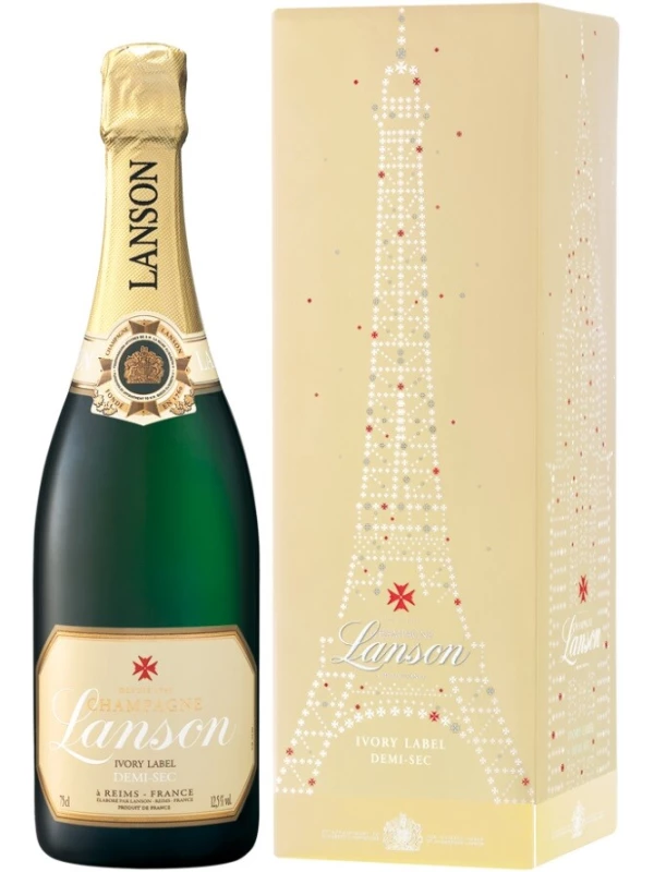 Lanson Ivory Label Demi-Sec, gift box City