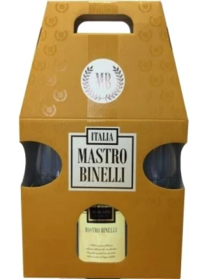 Mastro Binelli Moscato, gift box with 2 glasses 0.75 л