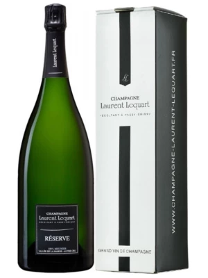 Champagne Laurent Lequart, Reserve Brut, gift box 1.5 л