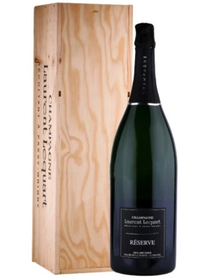 Champagne Laurent Lequart, Reserve Brut, wooden box 3 л