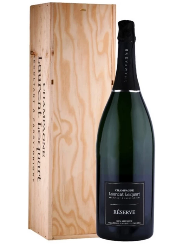 Champagne Laurent Lequart, Reserve Brut, wooden box