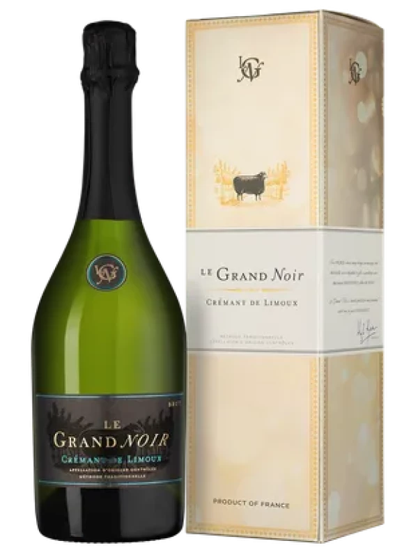 Le Grand Noir Brut, Cremant de Limoux AOP, gift box