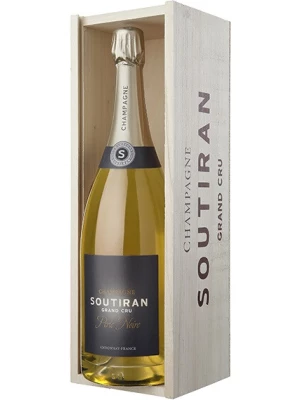 Soutiran, Perle Noire Ambonnay Grand Cru, Champagne AOC, wooden box 3 л