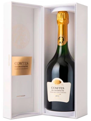 Taittinger, Comtes de Champagne Blanc de Blancs Brut, gift box 0.75 л 2013