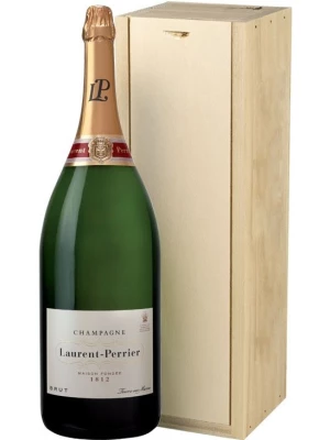 Brut Laurent-Perrier, wooden box 9 л