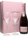 Louis Roederer, Brut Rose AOC gift set with 2 glasses — фото 1
