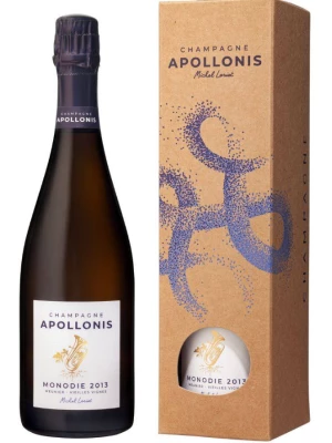 Michel Loriot, Apollonis Monodie Meunier Vieilles Vignes Extra Brut, gift box 0.75 л 2013