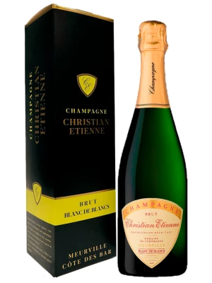 Christian Etienne, Cuvee Blanc de Blancs Brut, gift box 0.75 л