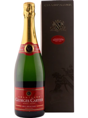 Champagne Georges Cartier, Selection Brut, gift box 0.75 л
