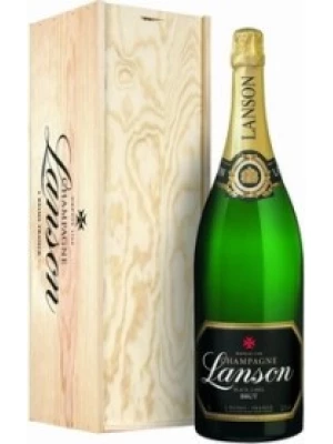 Lanson, Black Label Brut, wooden box 12 л