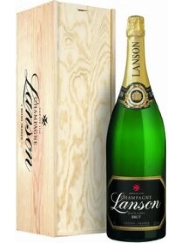 Lanson, Black Label Brut, wooden box