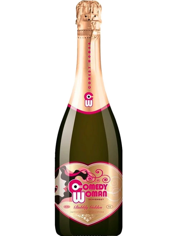 Comedy Woman Bubbly Golden