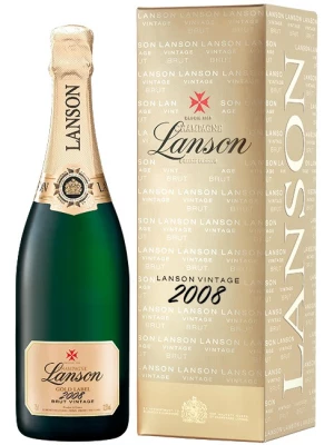 Lanson, Gold Label Brut Vintage gift box 0.75 л 2008