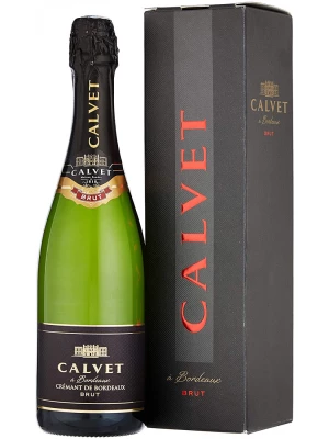 Calvet, Cremant de Bordeaux AOP Brut, gift box 0.75 л