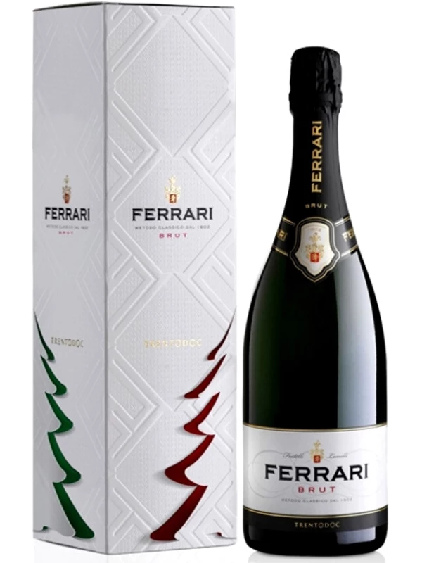 Ferrari, Brut, Trento DOC, gift box New Year