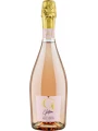 Gaetano Pinot Grigio Rose delle Venezie DOC Extra Dry, gift set with 2 glasses — фото 2