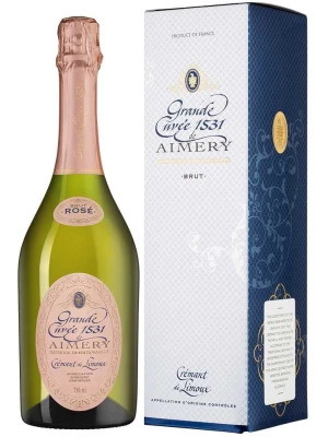 Grande Cuvee 1531 de Aimery Cremant de Limoux Rose, gift box 0.75 л