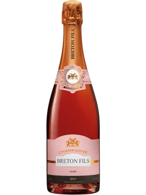 Champagne Breton Fils, Rose Brut, Champagne AOC 0.75 л