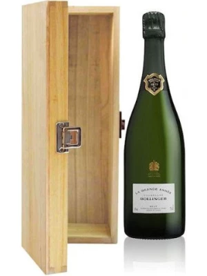 Bollinger, La Grande Annee Brut AOC, wooden box 1.5 л 2002