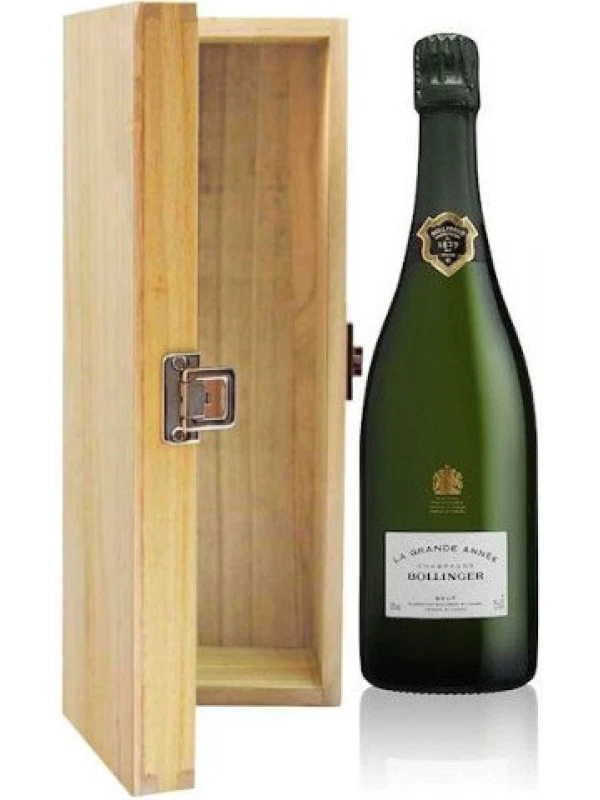 Bollinger, La Grande Annee Brut AOC, wooden box