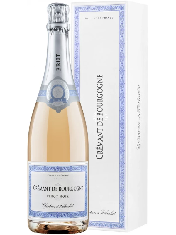 Chartron et Trebuchet, Brut Rose Pinot Noir, Cremant de Bourgogne AOC, gift box