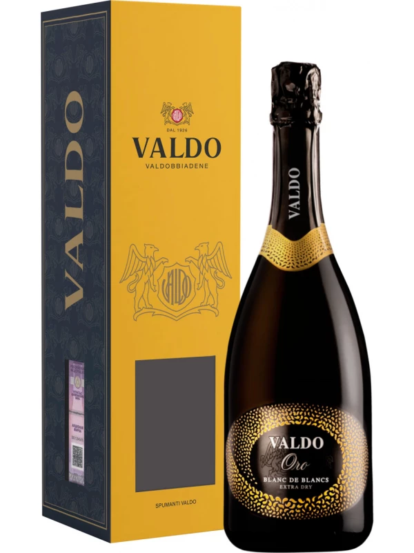 Valdo, Oro Blanc de Blancs Extra Dry, gift box