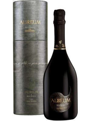 Mont Marcal, Aureum Cava Brut Nature Gran Reserva, in tube 0.75 л
