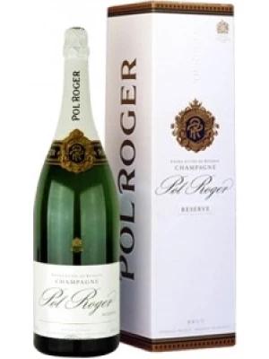 Pol Roger, Brut Reserve, Extra Cuvee de Reserve, gift box 1.5 л