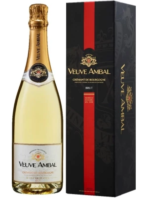 Veuve Ambal, Blanc de Blancs Brut, Cremant de Bourgogne AOC, gift box 0.75 л