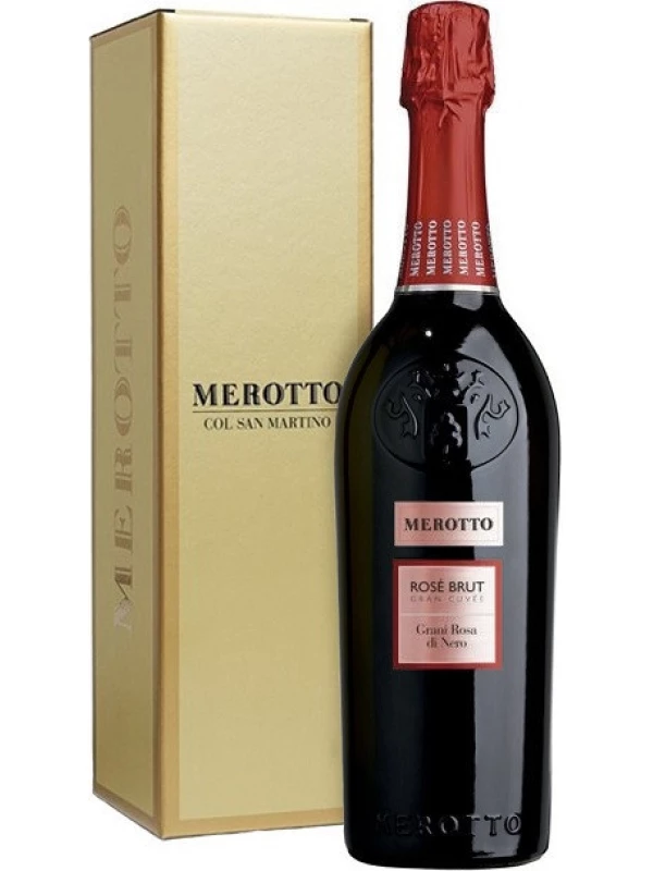 Merotto, Grani Rosa di Nero, Rose Brut Gran Cuvee, gift box
