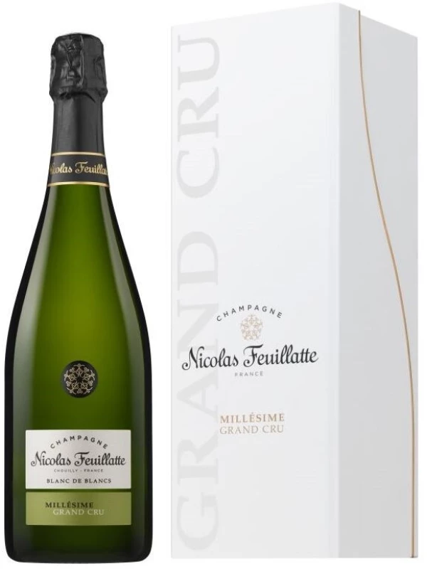 Nicolas Feuillatte, Grand Cru Brut Blanc de Blancs Chardonnay, gift box