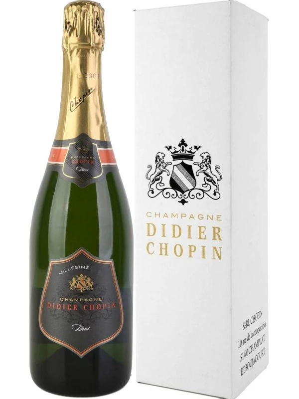 Didier Chopin, Millesime Brut, Champagne AOC, gift box