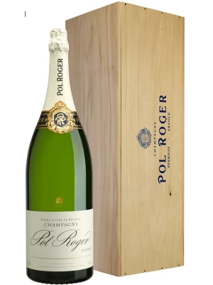 Pol Roger, Brut Reserve, wooden box 3 л