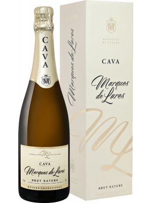 Marques de Lares Brut Nature, Cava DO, gift box 0.75 л