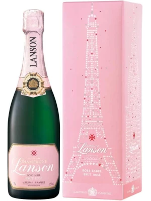 Lanson, Rose Label Brut Rose, gift box City 0.75 л