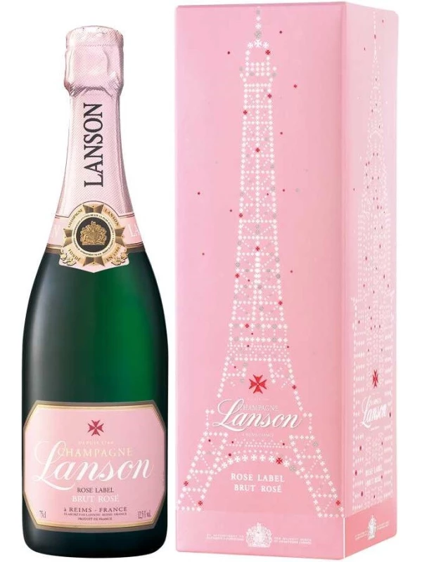 Lanson, Rose Label Brut Rose, gift box City