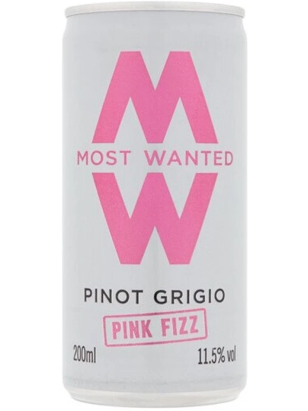 Most Wanted Pinot Grigio Pink Fizz, in can