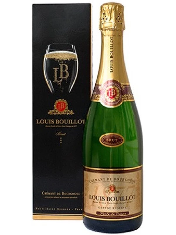 Louis Bouillot, Brut Grande Reserve, Cremant de Bourgogne AOC, gift box