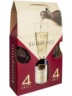 Mastro Binelli Malvasia Semidolce, gift box with 2 glasses 0.75 л