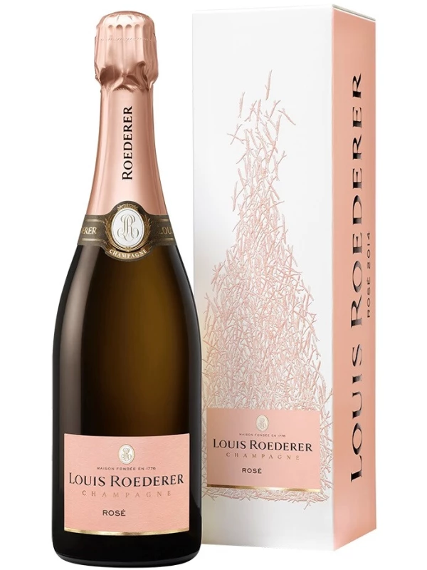 Louis Roederer, Brut Rose AOC, Grafika, gift box