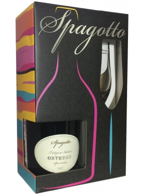 Spagotto Ortrugo DOC, gift set with glass 0.75 л