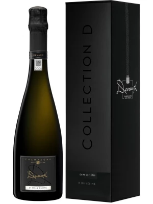 Devaux, D Millesime Brut, Champagne AOC, gift box 0.75 л 2009