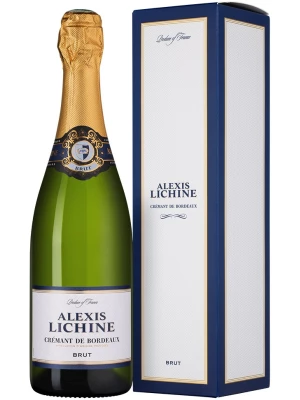 Alexis Lichine, Cremant de Bordeaux AOP Brut, gift box 0.75 л 2022