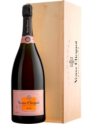 Veuve Clicquot, Brut Rose, wooden box 3 л